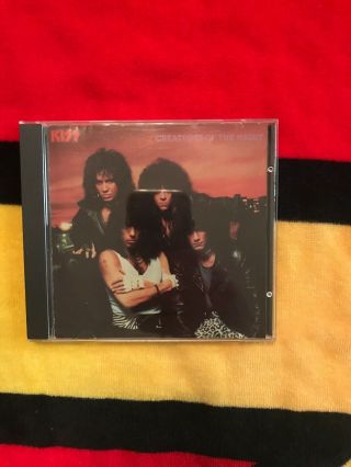Kiss Creatures Of The Night Cd Non Make - Up 1985 Reissue Rare