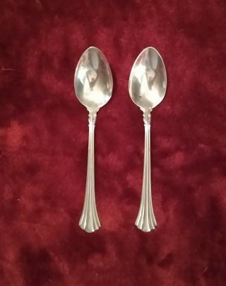 Reed & Barton Sterling Silver 18th Century Teaspoon - 6 1/8 " Set Of 2