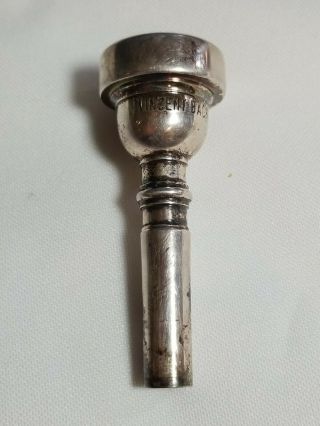 Vincent Bach Corp.  1fl C Trumpet Mouthpiece - Silver Plate Very Rare