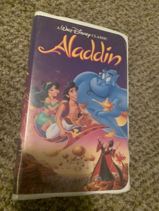 Aladdin Vhs Black Diamond Edition Rare
