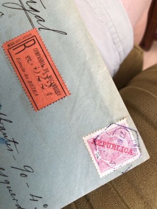45 Rare Portugal Colonial Mozambique Postal Cover Registered 2