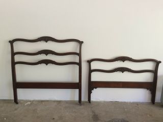Two Twin Size Antique Bed Frames