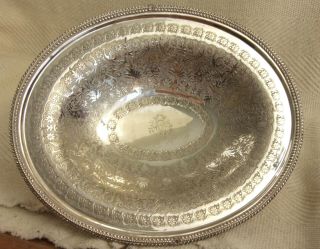Stunning Victorian Silver Plated Fruit Bowl Thomas Bradbury & Son 1878 - 1875