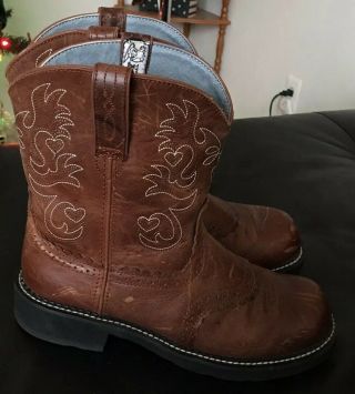 Woman Ariat Fatbaby Boots Size Rare 12 B