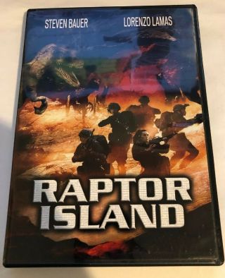 Raptor Island (dvd,  2006) Rare Oop Lorenzo Lamas Steven Bauer Vg Shape