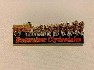 Rare Budweiser Clydesdales Collectors Pin