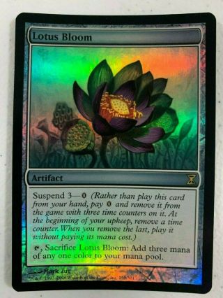 Lotus Bloom - Foil - Time Spiral - Mtg - Near - English - Magic
