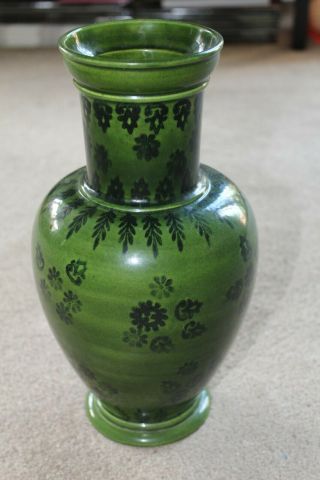 RARE DOULTON LAMBETH POTTERY VASE WITH UNUSUAL HAND PRINTED DECORATION - 1870 ' S 3