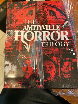 Amityville Horror Trilogy Blu - Ray Box 1 - 3 Scream Factory Horror Rare Oop Shout