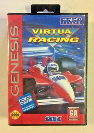 Virtua Racing Sega Genesis Factory Rare