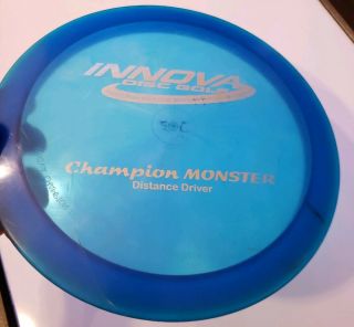 Rare Innova Champion Monster Pfn Oop 175g.  Blue