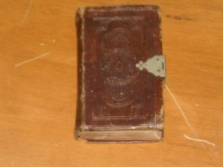 Miniature Bible Circa 1850 - Antique,  Rare & Collectible