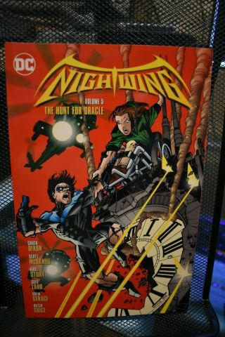 Nightwing Volume 5 The Hunt For Oracle Dc Tpb Rare Oop Chuck Dixon Batman