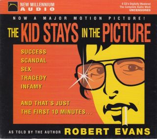 Kid Stays In The Picture Audio Book Cd Read By Robert Evans 2002 Edition Rare