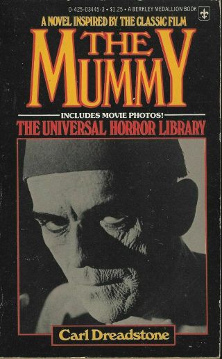 Universal Monsters - The Mummy - Horror Library - Boris Karloff - Edward Van Sloan - Rare