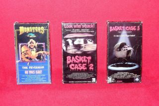 Basket Case 2 & 3 Rare Vhs Horror Movies Plus.