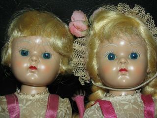Vintage Vogue Ginny Dolls Painted Lash Hansel and Gretel 3