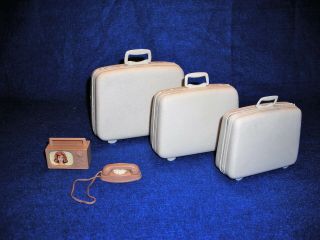 Vintage Barbie Doll Package Samsonnite Luggage / Princess Telephone / Barbie Tv