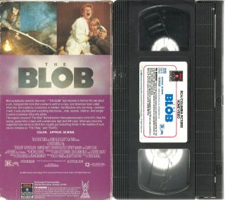 The Blob RARE OOP VHS HORROR,  CULT 80 ' S,  B - Movie 2