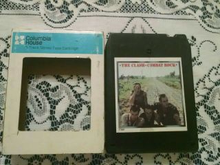 The Clash Combat Rock 8 Track Tape Punk Wave 1982 Cbs Rare Columbia House