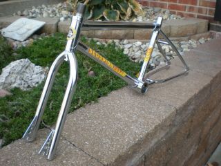 Old School Vintage Bmx Scorpion Frame And Fork Tange Early 80 