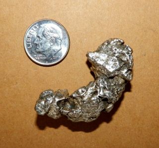 24.  09 GRAMS RARE NATURAL SILVER NUGGET FROM COLORADO BETTER THAN GOLD 2