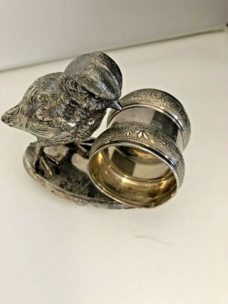 American Silver Plated Figural Napkin Ring Meriden Company