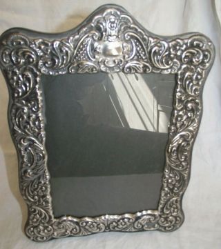 Antique American Sterling Silver Photograph Frame Unhallmarked Recently Polished