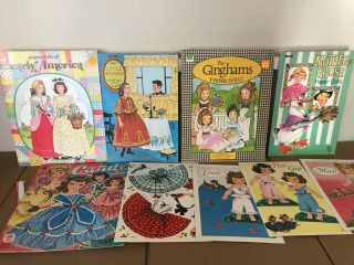 Vintage Candy And Her Cousins Paper Dolls & 4 More Paper Dolls Books