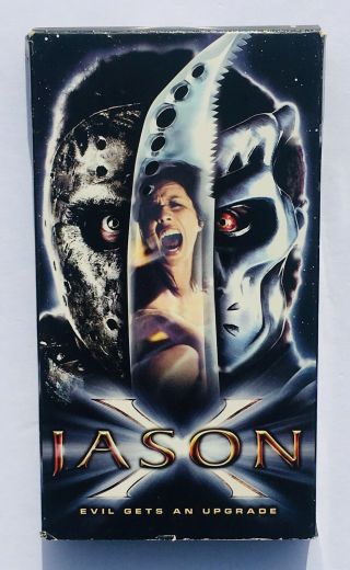 Jason X (2001) Vhs Rare Cult Horror Slasher Tape Camp Massacre Vgc Htf