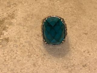 Silpada Caspian Sea Sterling Silver Blue Green Ring Sz 7.  25 R2456 Rare $89