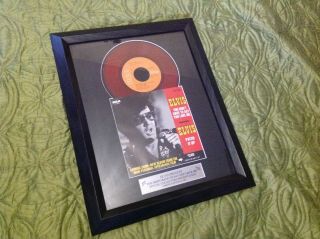 Elvis Presley Limited Edition Framed Red Vinyl You Don 