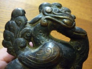 Antique Bronze Opium Weight,  Southeast Asia,  15th Century ?,  Very Rare