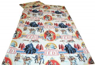 Star Wars Return Of The Jedi Single Bed Quilt Cover Set Vintage 1983 Rare