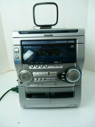 Aiwa CX - NAJ20 Stereo 3 - Disc CD Radio Cassette Player - RARE VINTAGE COLLECTIBLE 3