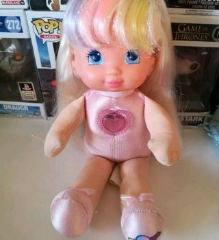 Vintage Pj Sparkles - Soft Body Doll Rare 1988 Mattel