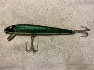 Cordell 7” Redfin Green Natural Scale Old Fishing Lure 5