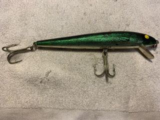 Cordell 7” Redfin Green Natural Scale Old Fishing Lure 5 3