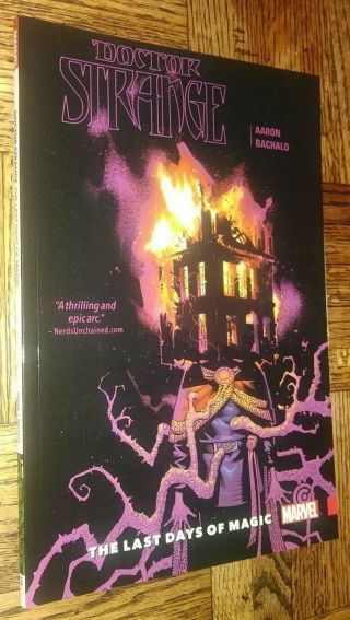 Marvel Comics Doctor Strange The Last Days Of Magic Graphic Novel Tpb Book Rare