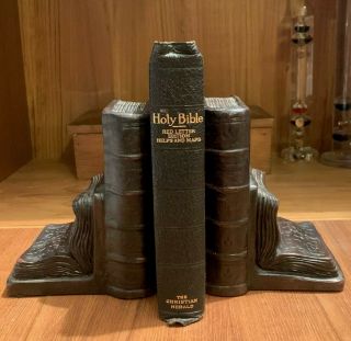 Rare Antique Holy Bible Early Red Letter Edition Louis Klopsch Christian Herald