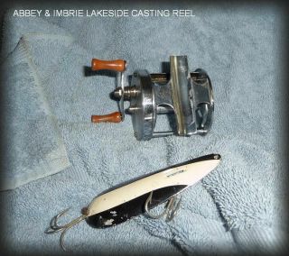 RARE - ABBEY & IMBRIE LAKESIDE Vintage Bait Casting Reel 3