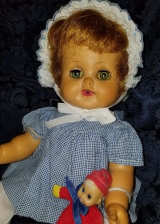 Rare Madame Alexander Kathy 15 " Baby Doll 1950 