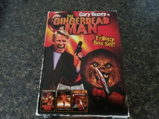 Gingerdead Man Trilogy Box Set Rare Includes Bottom Of Disc Photos