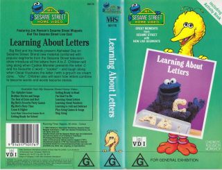 Sesame Street Count It Higher Vhs Video Pal A Rare Find