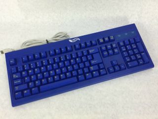 Rare Hot Wheels Keyboard Usb,  Blue W/yellow Letters,  Sk - 1100u (e),
