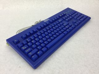RARE Hot Wheels keyboard USB,  Blue w/Yellow Letters,  SK - 1100U (E), 3