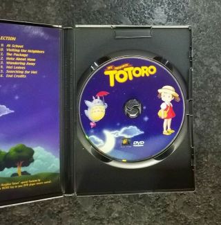 My Neighbor Totoro (DVD,  2002) Fox Family Feature W/ Insert Rare OOP 3
