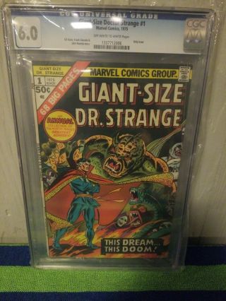 Marvel Giant Size Doctor Strange 1 Cgc 6.  0 Only Issue Rare