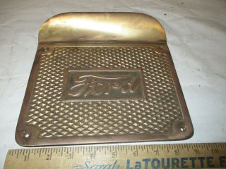 1913 - 31 Rare Ford Model T A Brass Running Board Step Plate Ratrod Hot Coupe