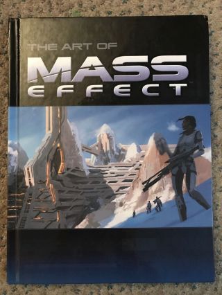 Good Shape The Art Of Mass Effect Hardcover Book Rare Xbox 360 Ps3 Pc 1